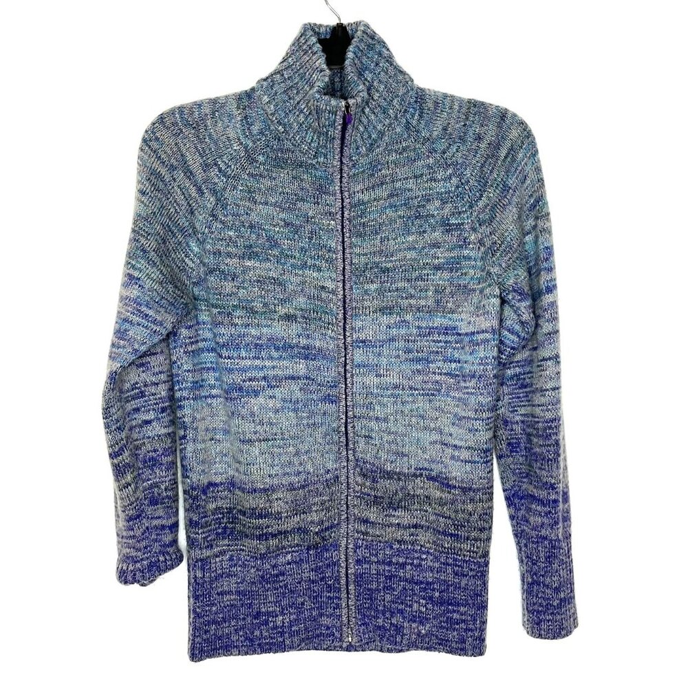 Eddie Bauer Cotton Blend Full Zip Sweater, Winter Warm Comfort, Women's Size M